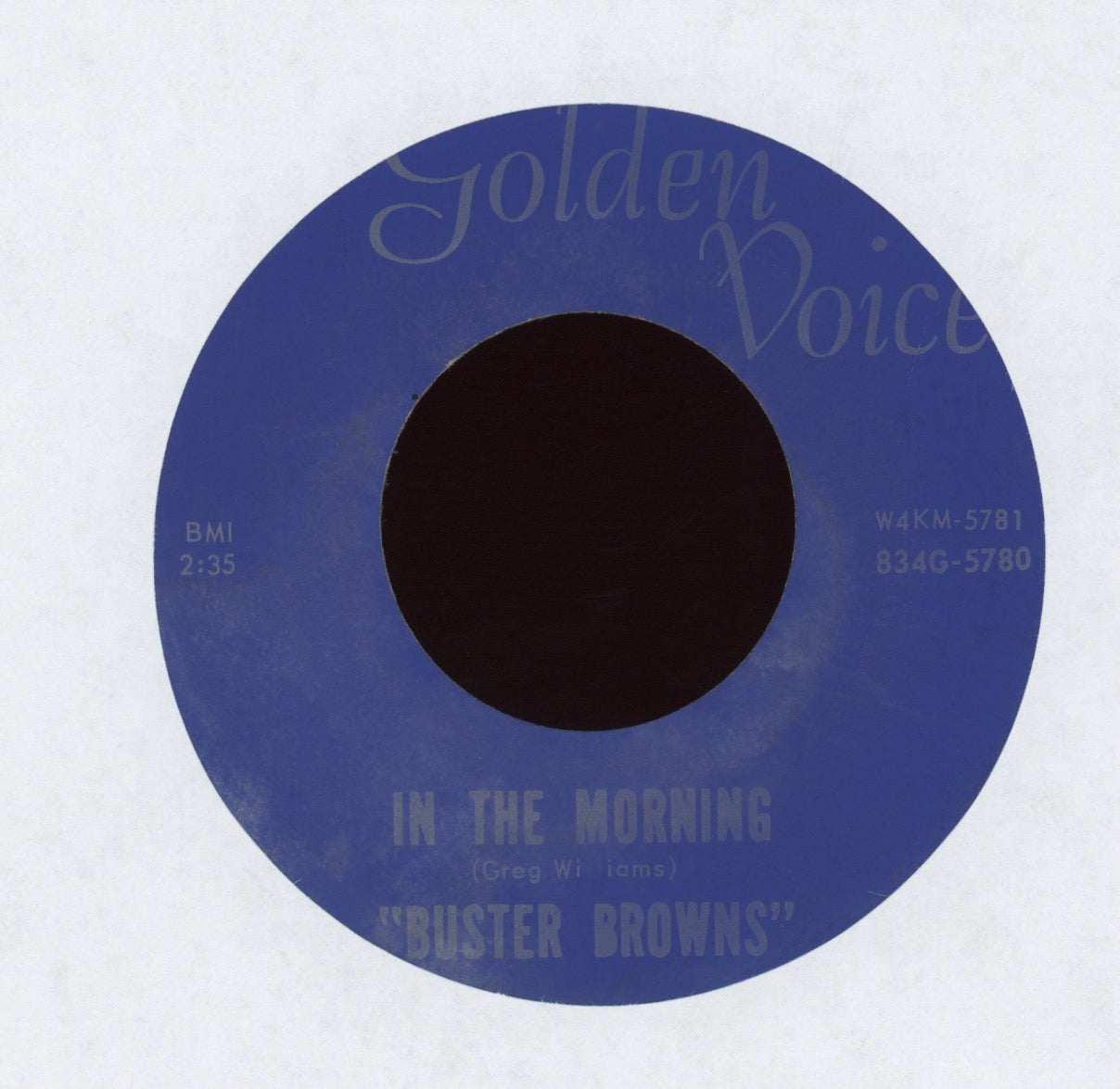 Buster Browns - Lovin Train on Golden Voice Hard Rock 45