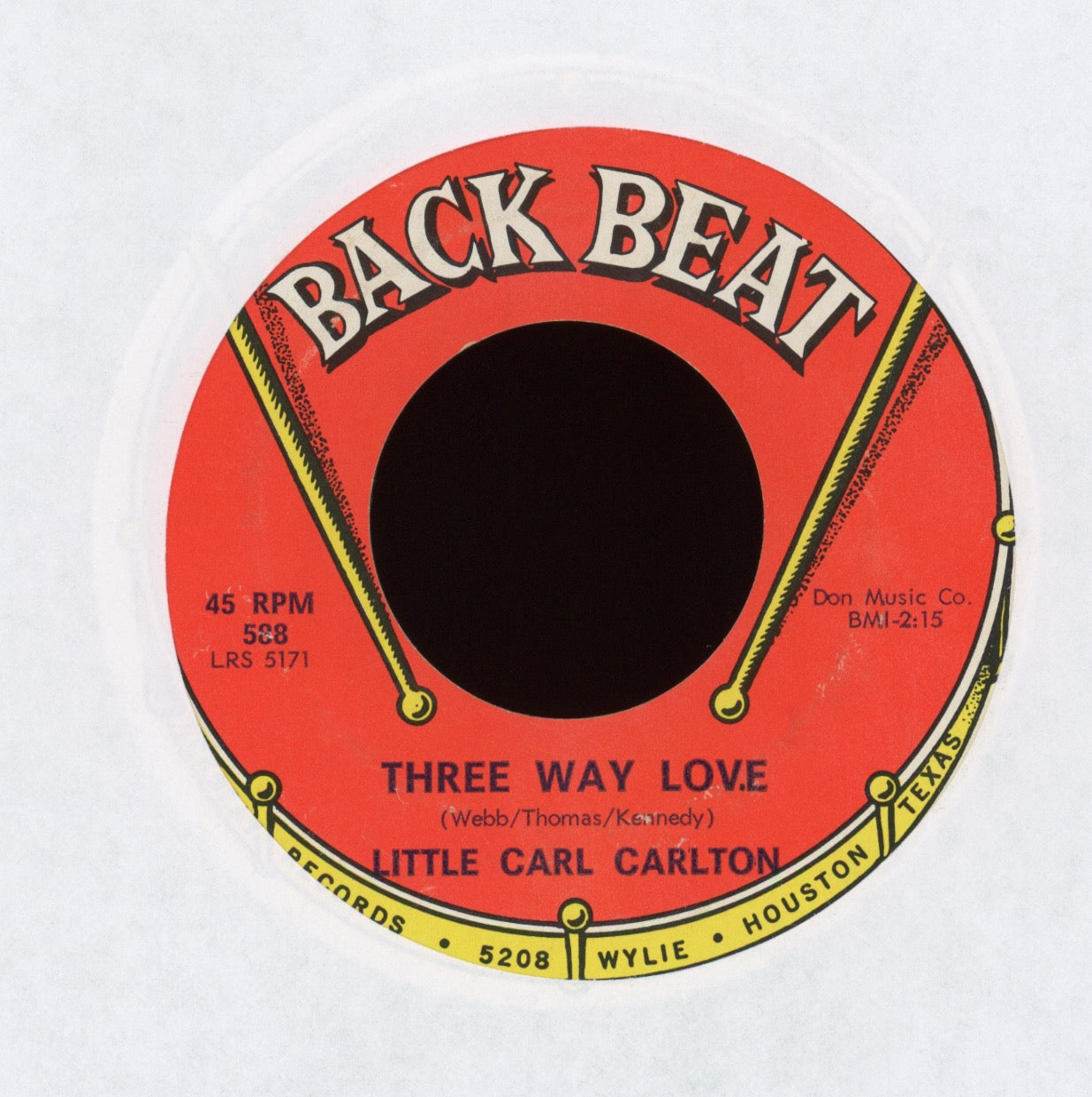 Carl Carlton - Competition Ain't Nothin' on Back Beat Northern Soul 45