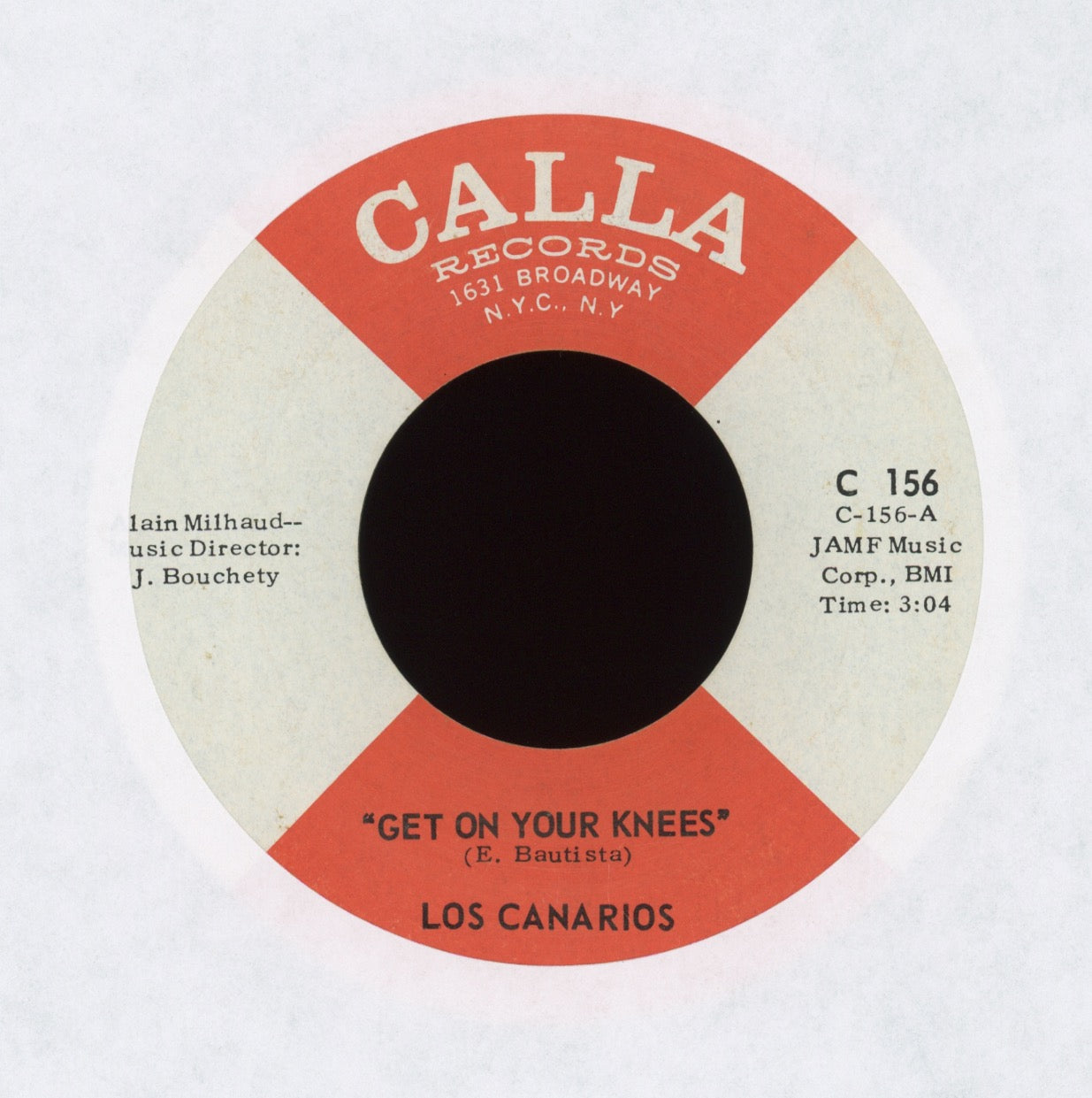 Canarios - Get On Your Knees on Calla Northern Soul 45