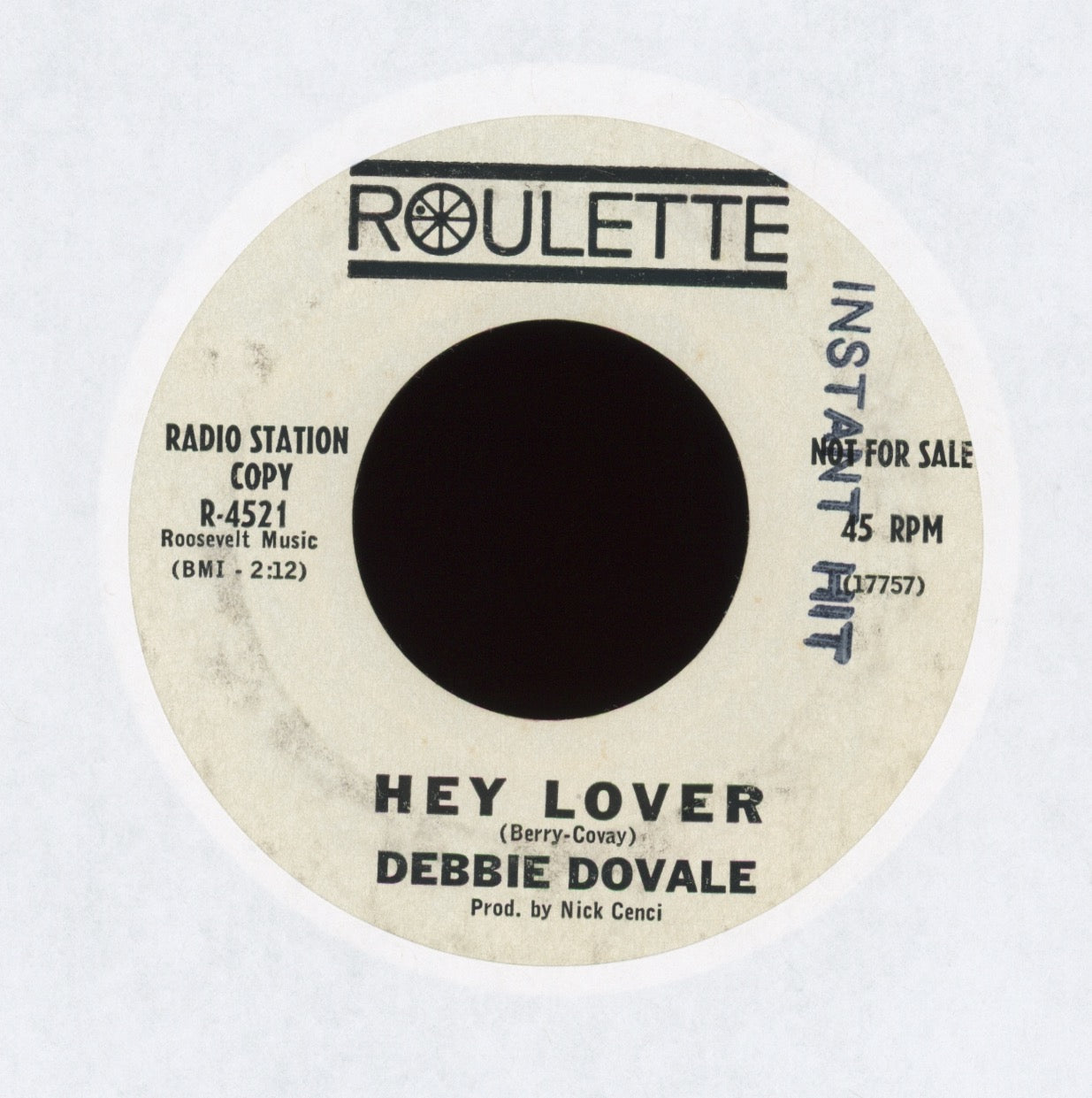 Debbie Dovale - Hey Lover on Roulette Promo Northern Soul 45