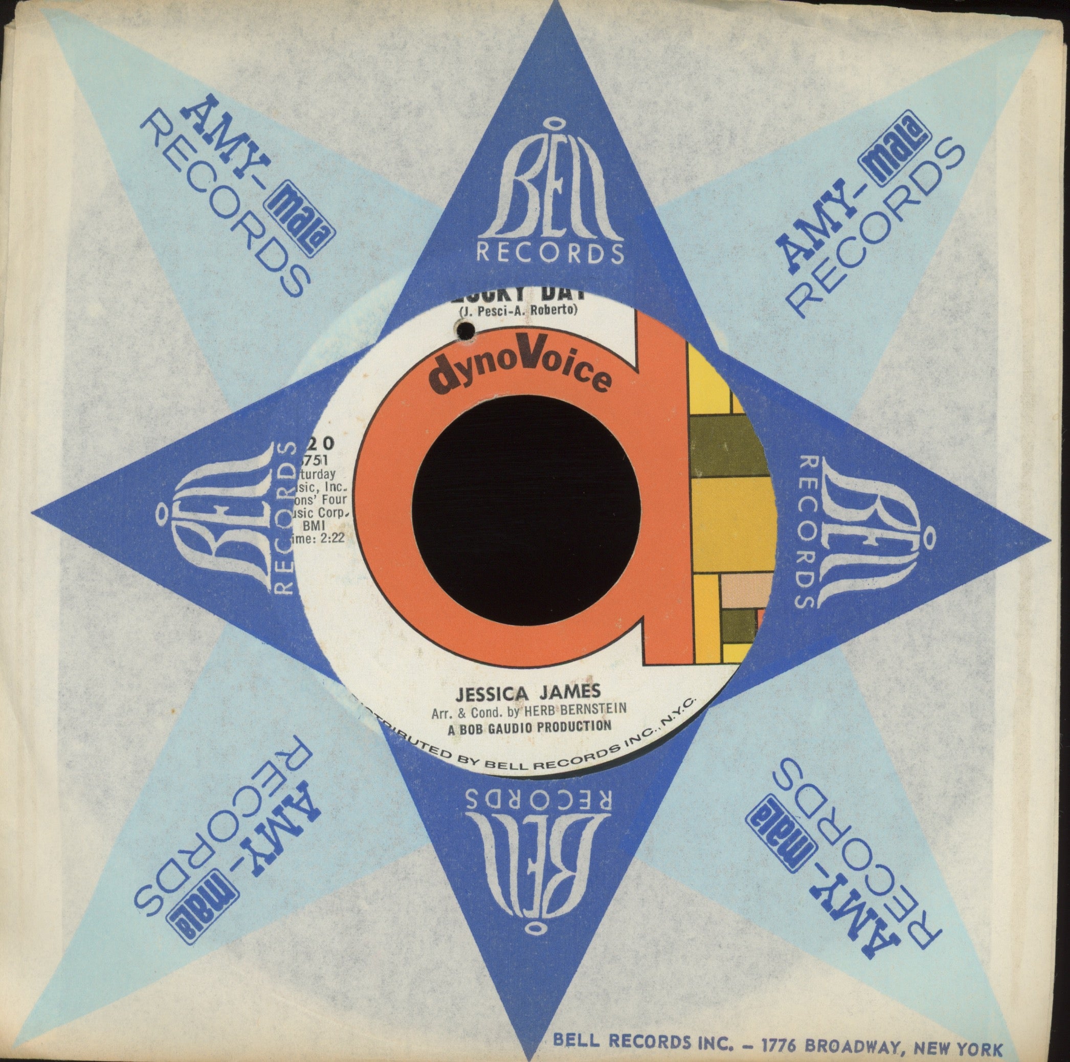 Jessica James & The Outlaws - We'll Be Making Out on DynoVoice Northern Soul 45