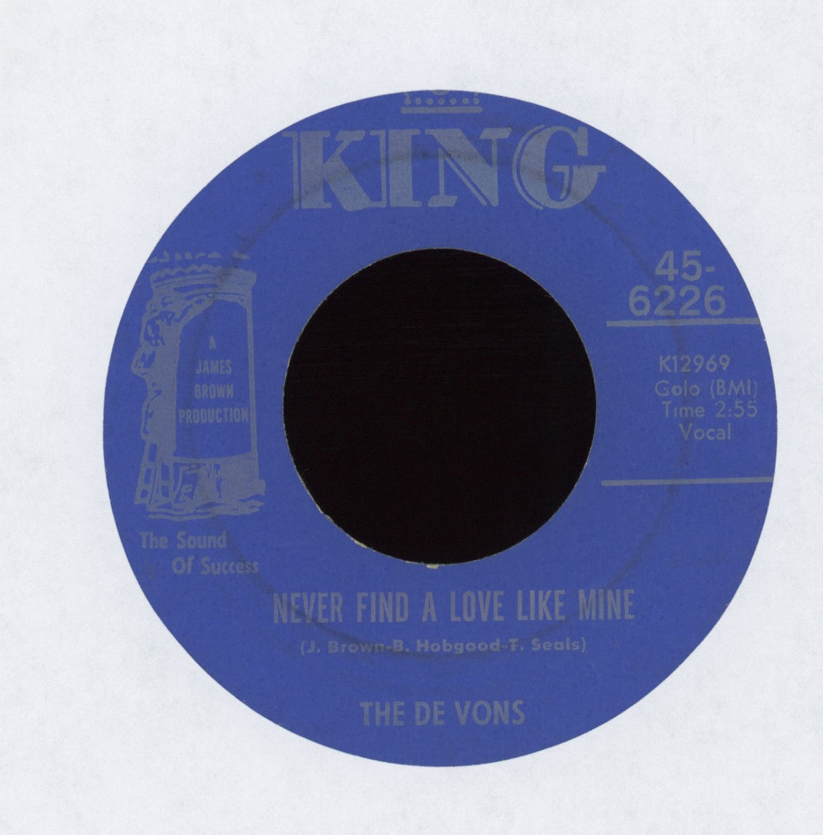 The De Vons - Someone To Treat Me (The Way You Use To) on King Northern Soul 45