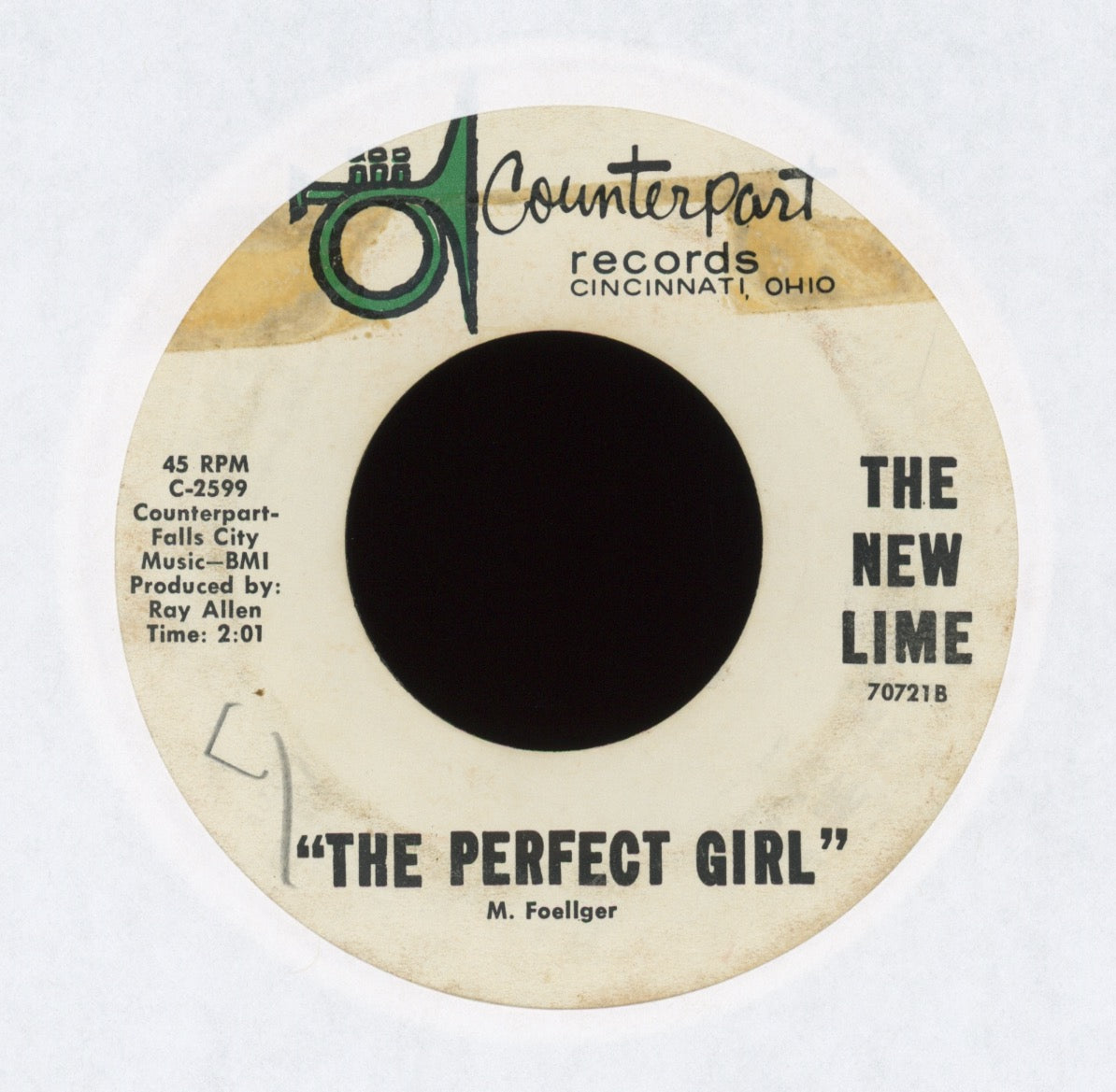 The New Lime - The Perfect Girl on Counterpart Garage 45