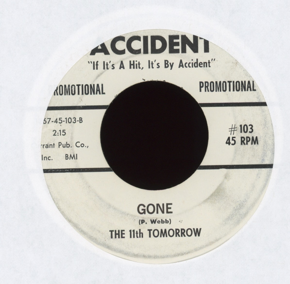 The 11th Tomorrow - Stoneyard on Accident Promo Garage Psych 45