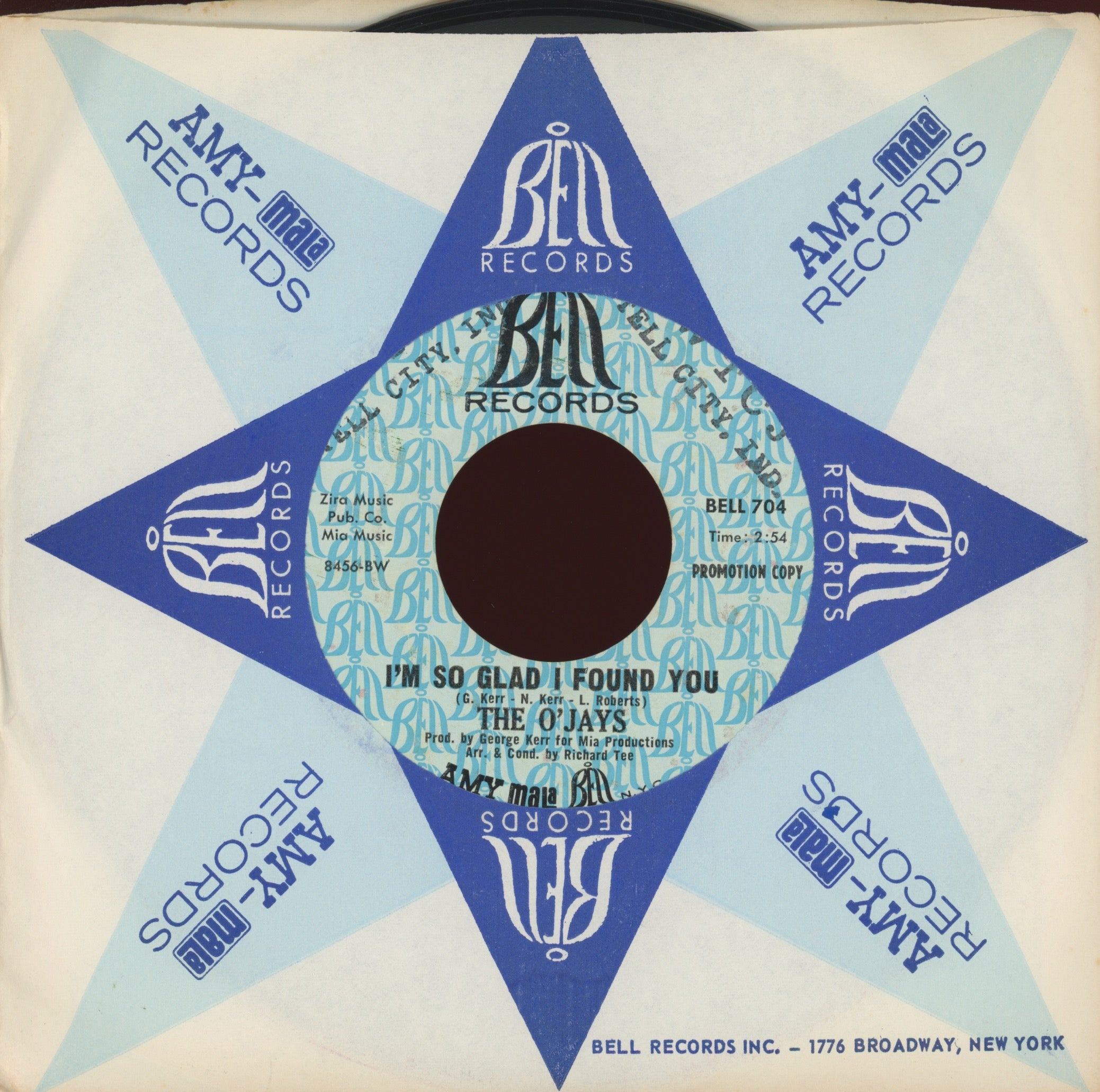 The O'Jays - Look Over Your Shoulder on Bell Promo Northern Soul 45