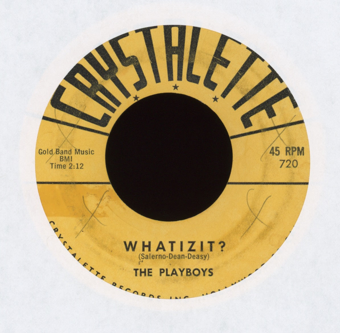 The Playboys - Whatizit? on Crystalette Halloween R&B Rocker 45