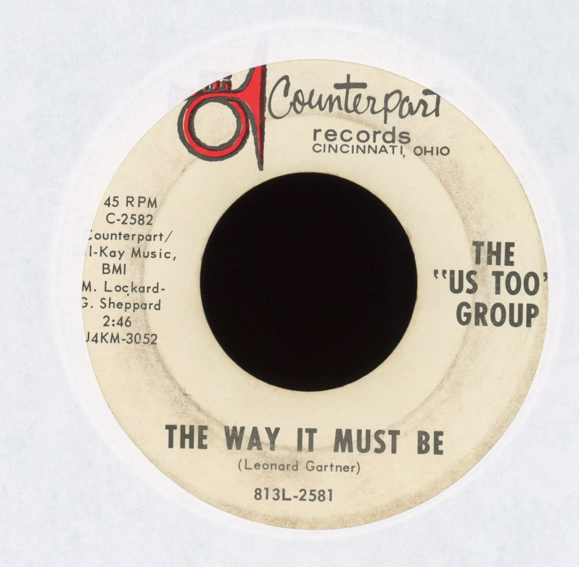 The Us Too Group - The Only Thing To Do on Counterpart Garage 45
