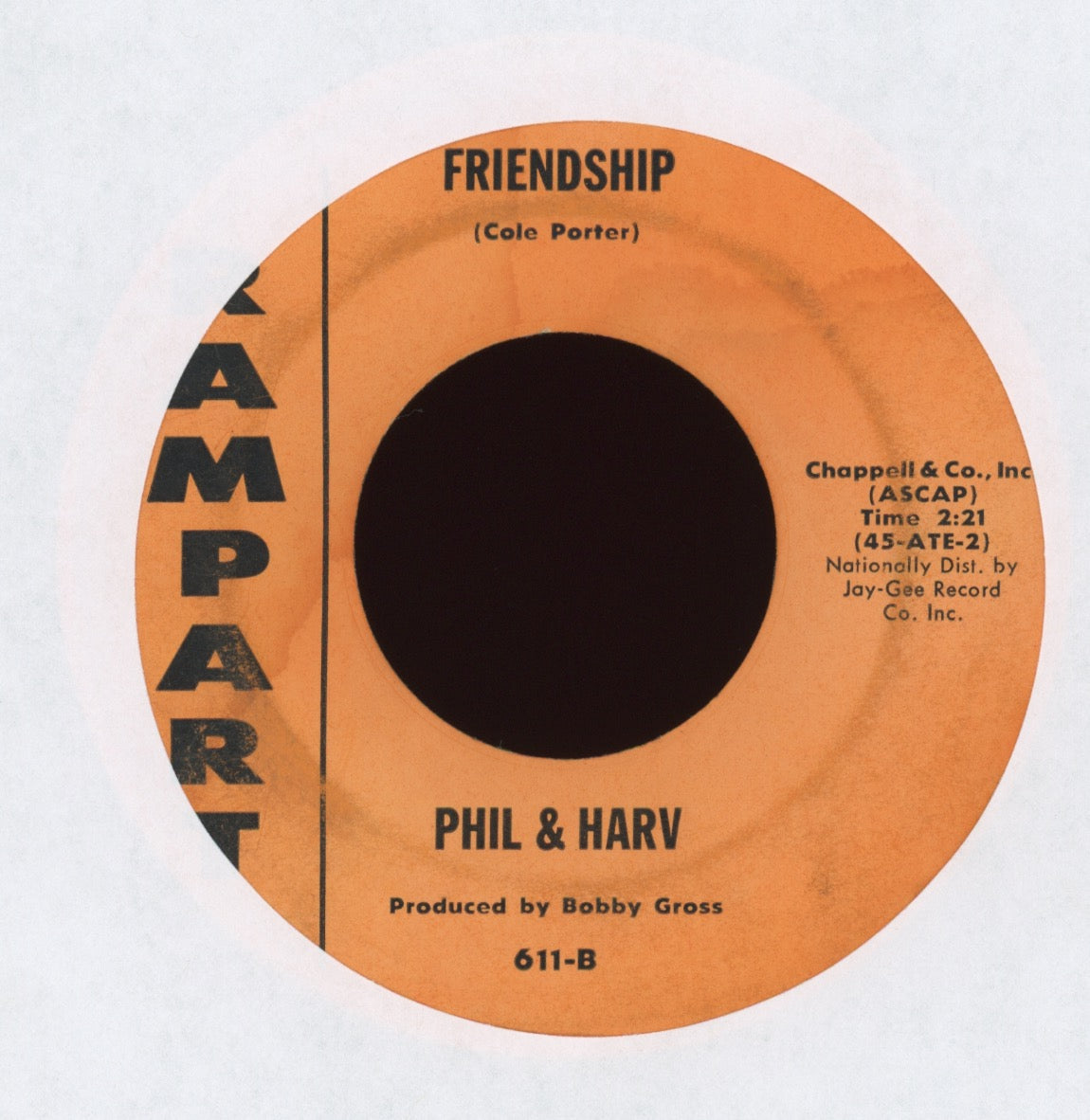 Phil And Harv - Darling (Please Bring Your Love) on Rampart R&B Doo Wop 45