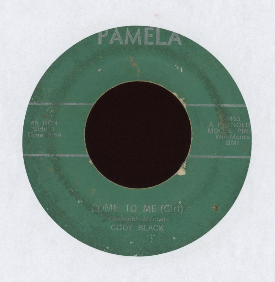 Cody Black - Stranger Than a Fairy Tale on Pamela Northern Soul 45
