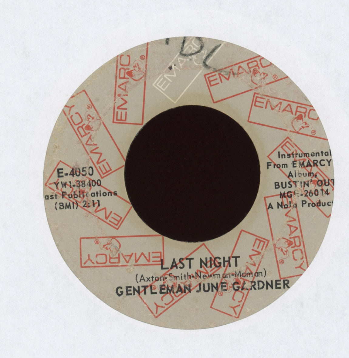 Gentleman June Gardner - It's Gonna Rain on Emarcy Mod Soul 45