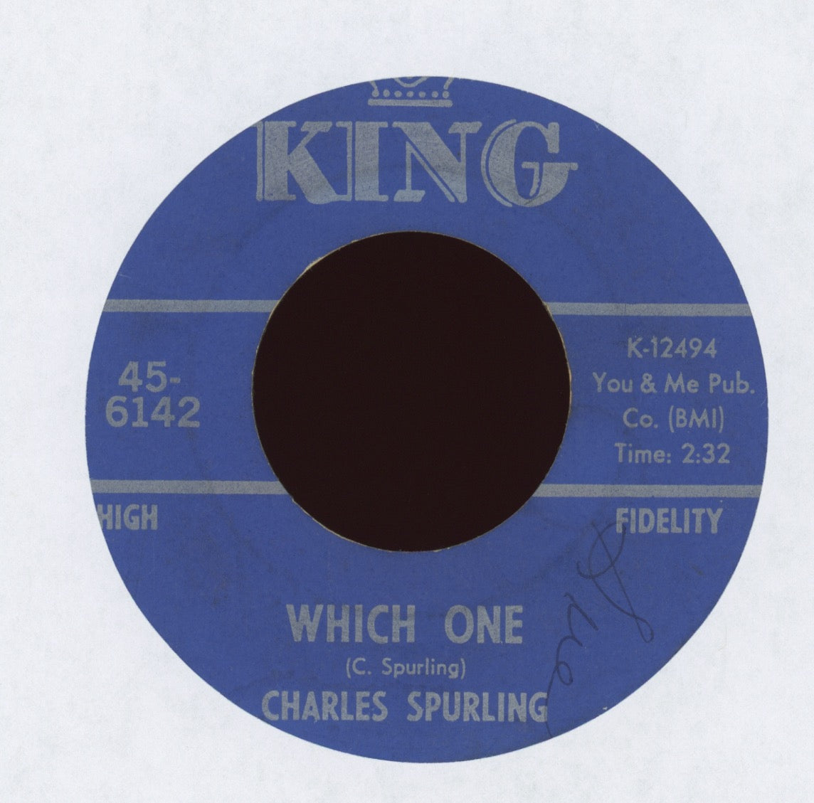 Charles Spurling - That Woman on King Soul Funk 45