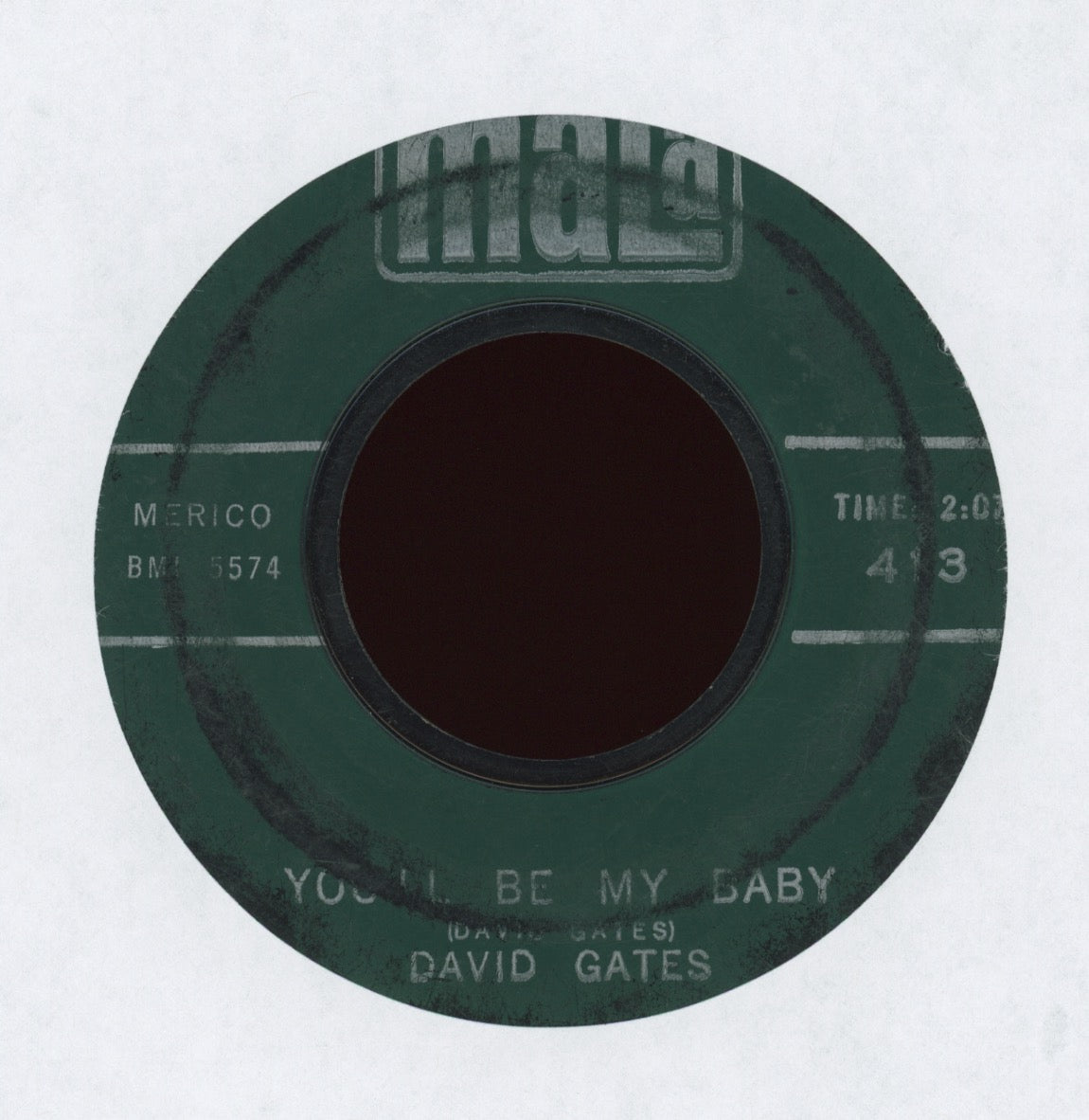 David Gates - You'll Be My Baby on Mala Rockabilly 45