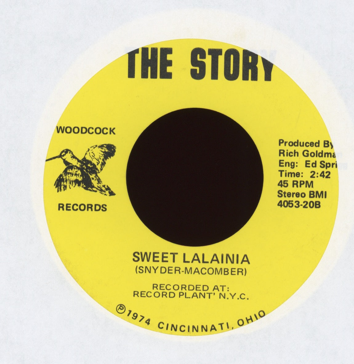 The Story - Rock 'N' Roll Way on Woodcock AOR 45