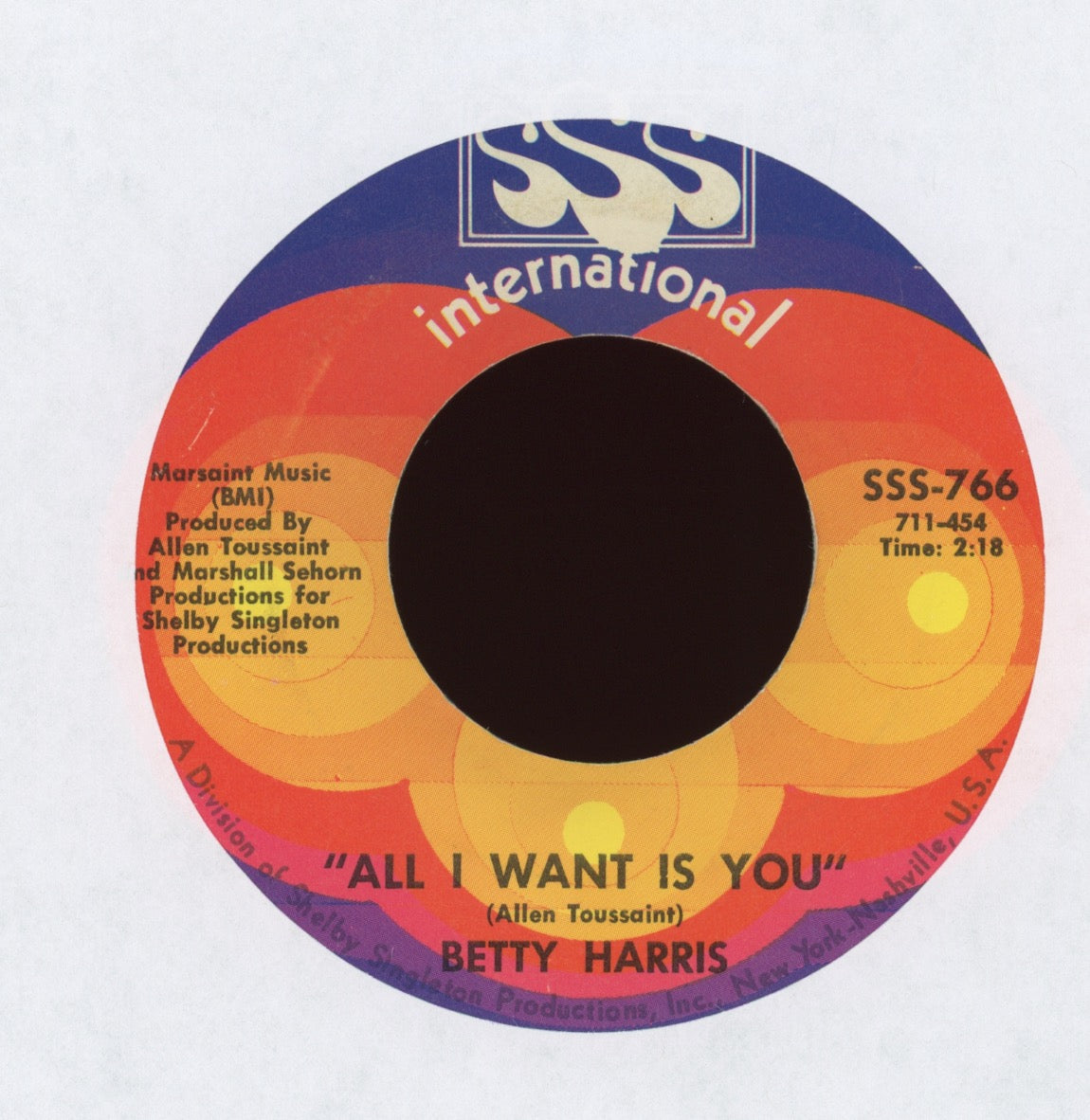 Betty Harris - There's A Break In The Road on SSS International Funk 45 Breaks