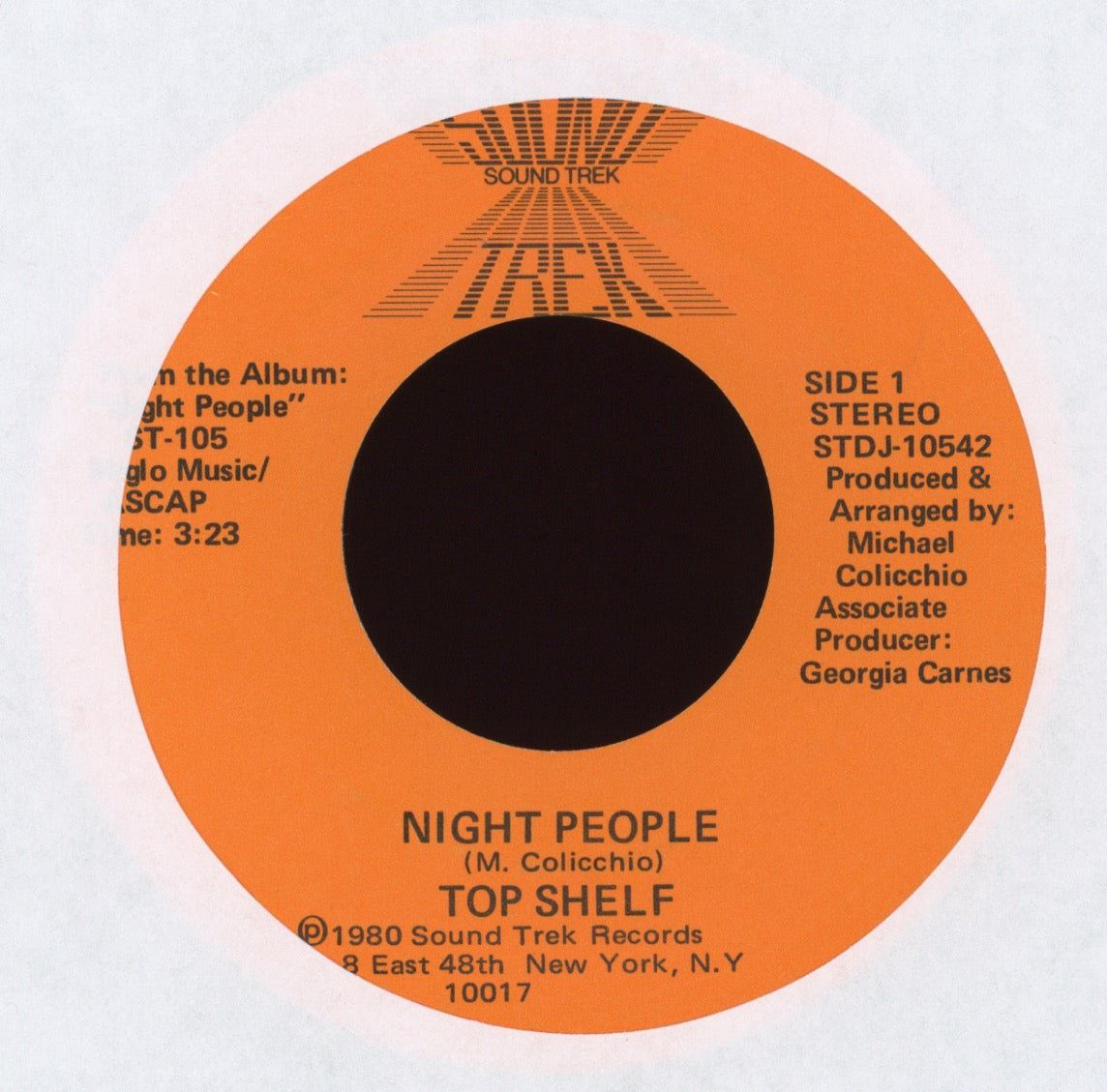 Top Shelf - Night People on Sound Trek Modern Soul 45