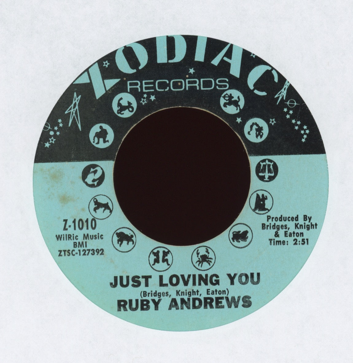 Ruby Andrews - Just Loving You on Zodiac Northern Soul 45