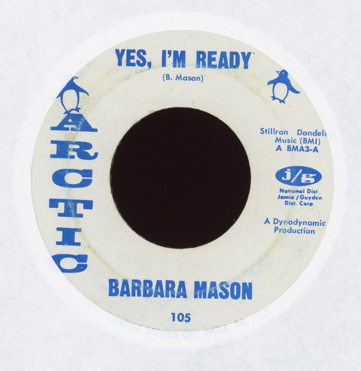 Barbara Mason - Yes, I'm Ready on Arctic Soul 45