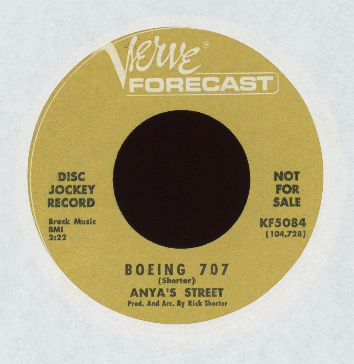 Anya's Street - There's One Kind Favor on Verve Forecast Promo Rock 45