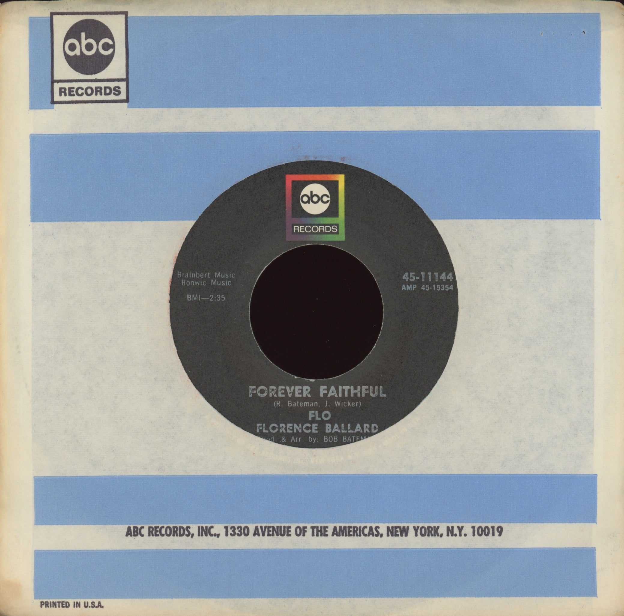 Florence Ballard - Love Ain't Love on ABC Northern Soul 45