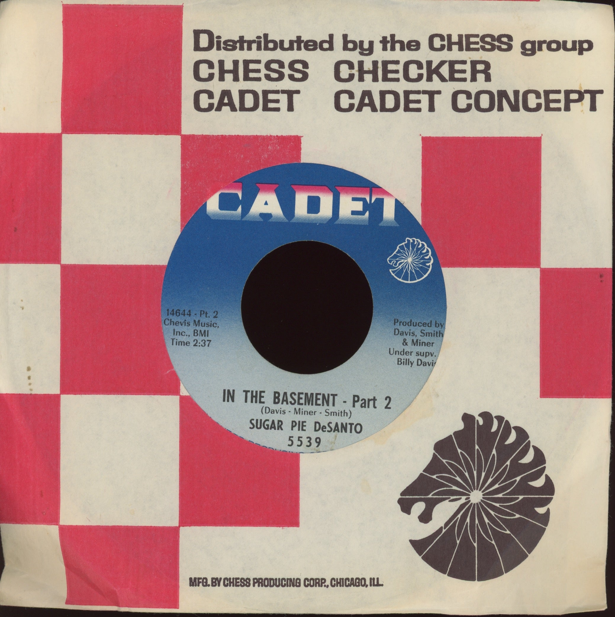 Etta James & Sugar Pie De Santo - In The Basement on Cadeyt R&B 45