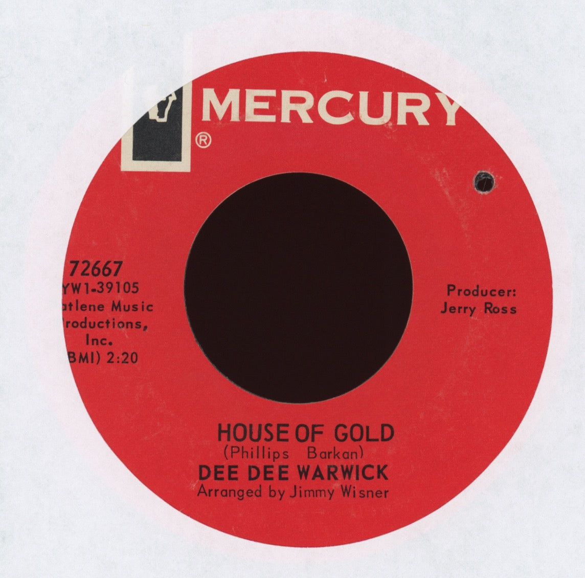 Dee Dee Warwick - When Love Slips Away on Mercury Northern Soul 45