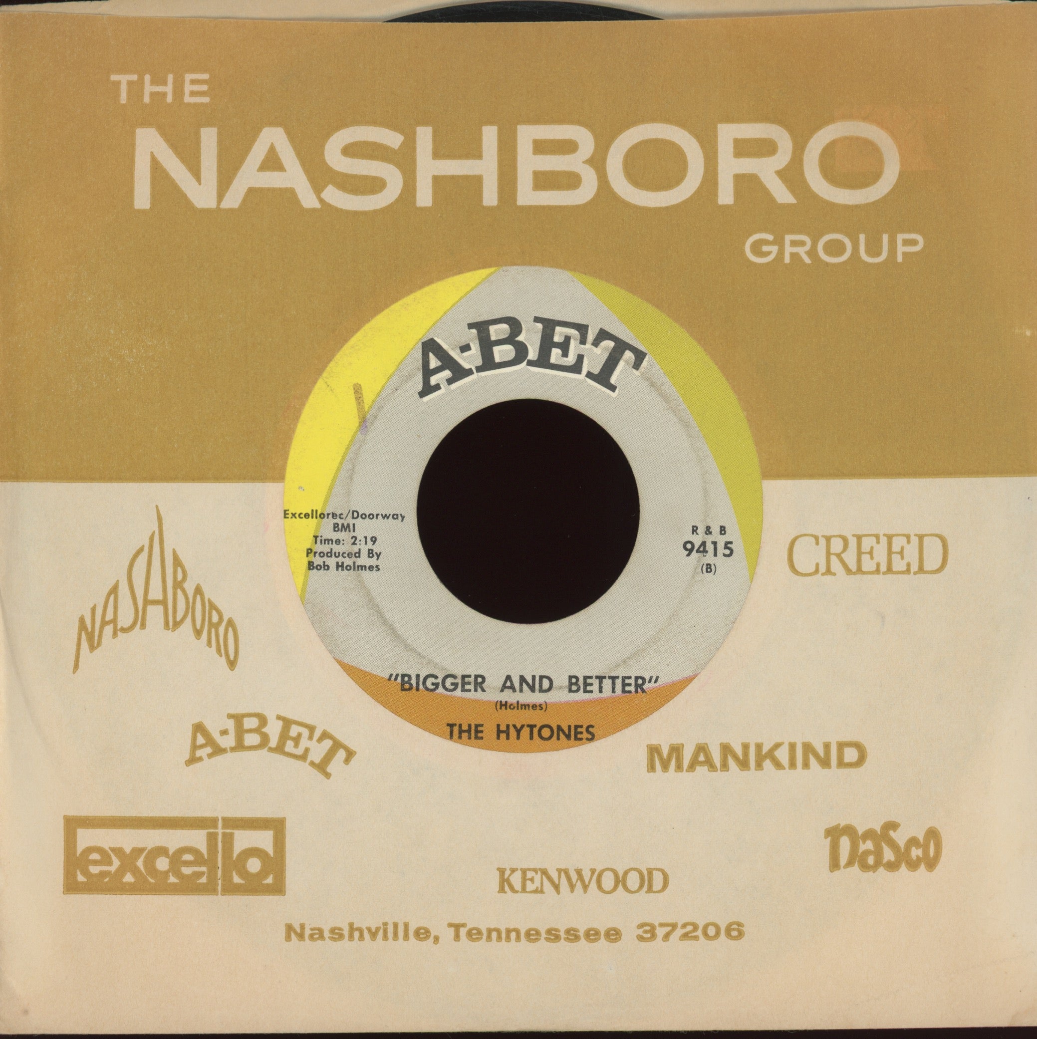 The Hytones - Bigger And Better on Abet Northern Soul 45