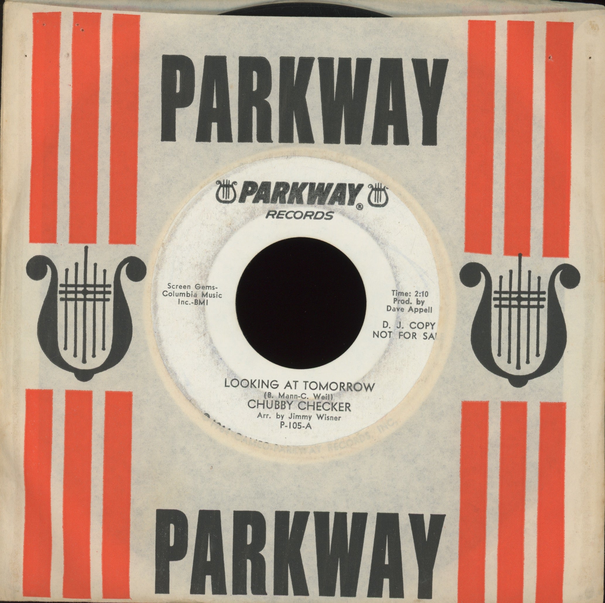 Chubby Checker - Looking At Tomorrow on Parkway Promo Northern Soul 45