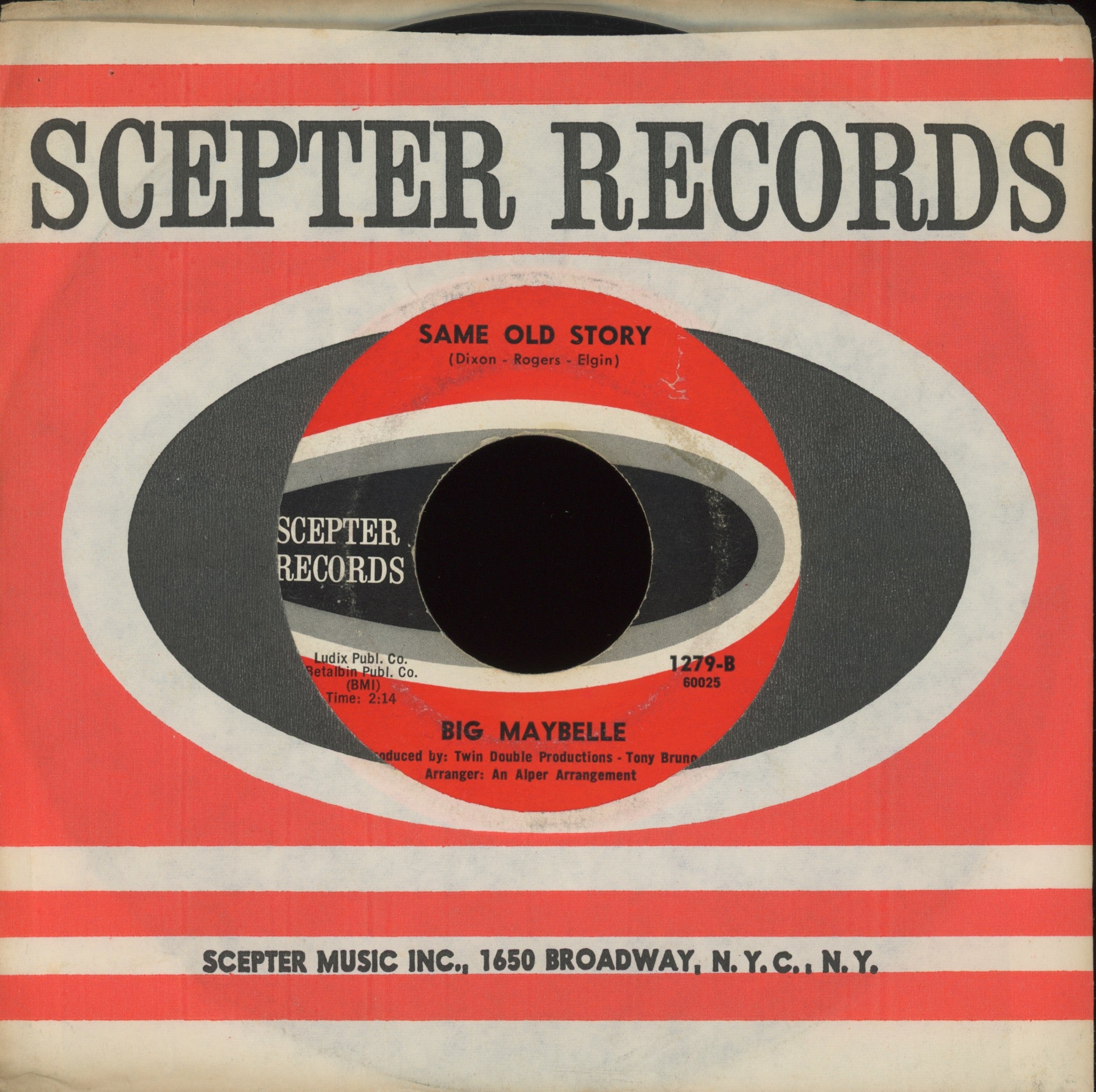 Big Maybelle - Same Old Story on Scepter Northern Soul 45
