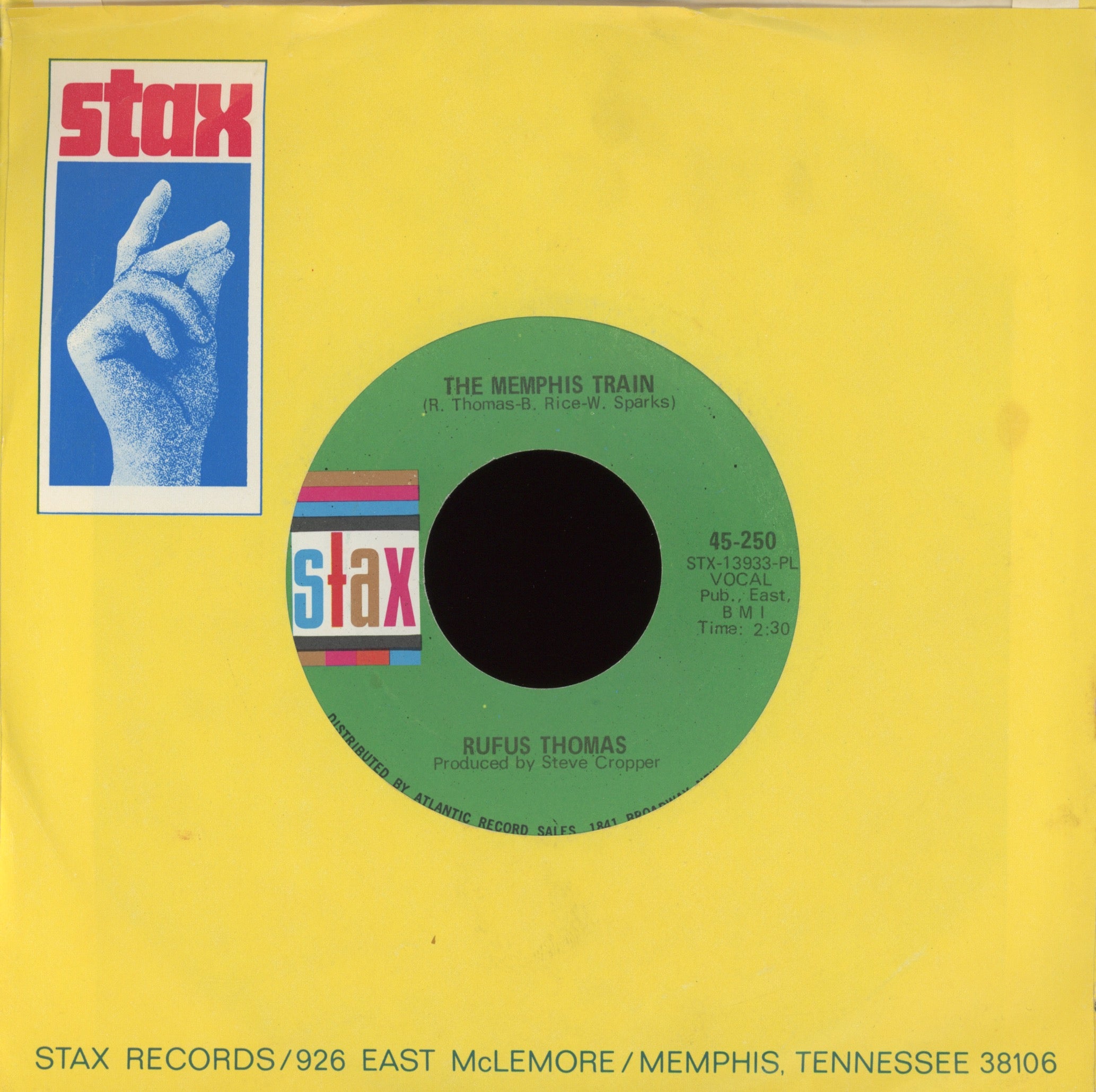 Rufus Thomas - The Memphis Train R&B Funk 45