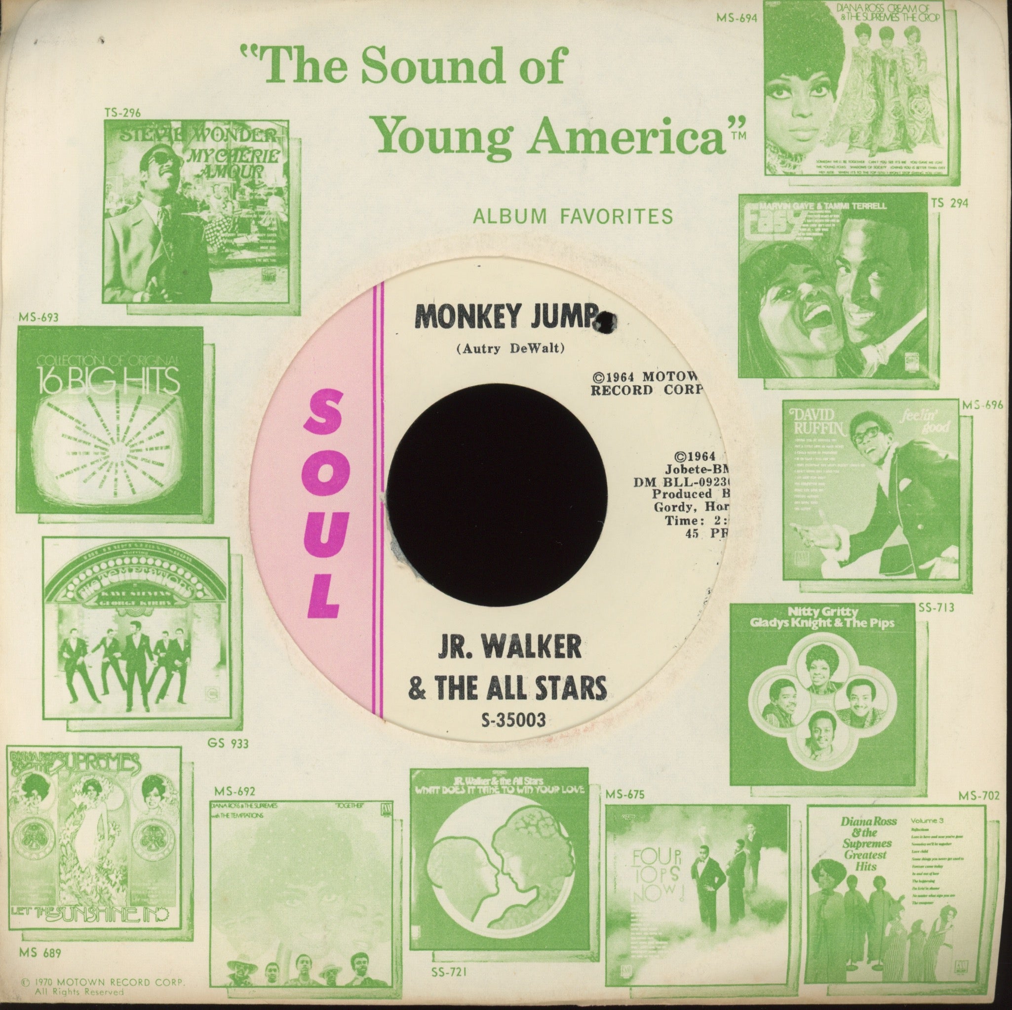 Junior Walker & The All Stars - Monkey Jump on SOUL Funk 45