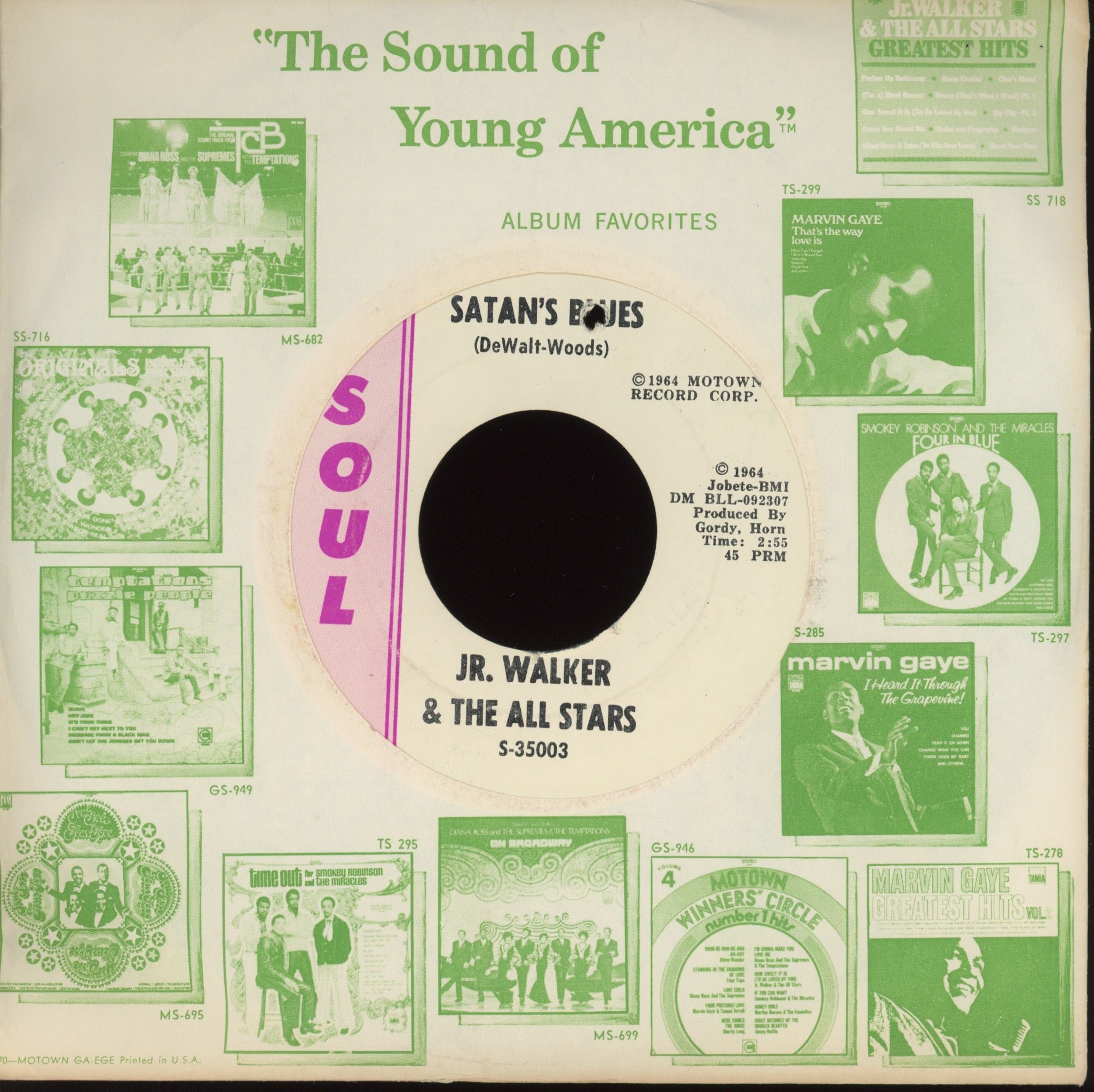 Junior Walker & The All Stars - Monkey Jump on SOUL Funk 45