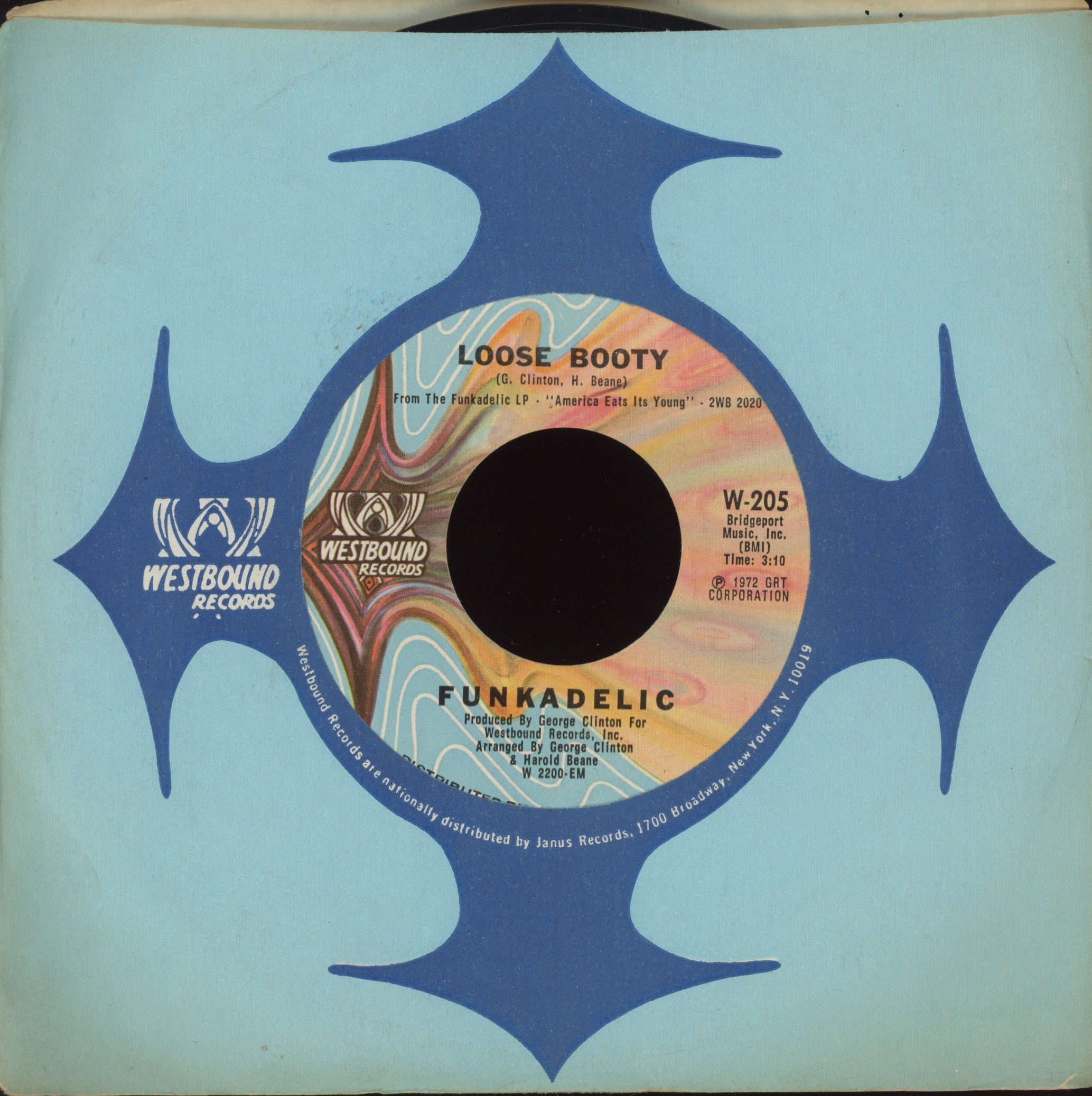 Funkadelic - Loose Booty on Westbound Funk 45