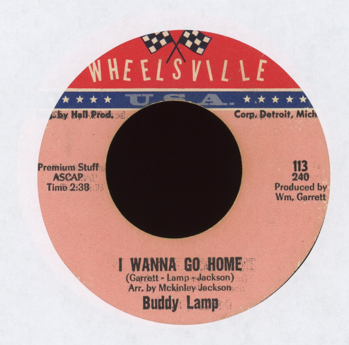 Buddy Lamp - You've Got The Loving Touch on Wheelsville Northern Soul 45