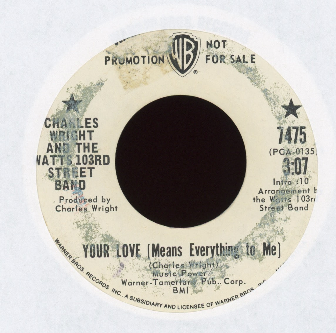 Charles Wright & The Watts 103rd St Rhythm Band - What Can You Bring Me on WB Promo Funk 45