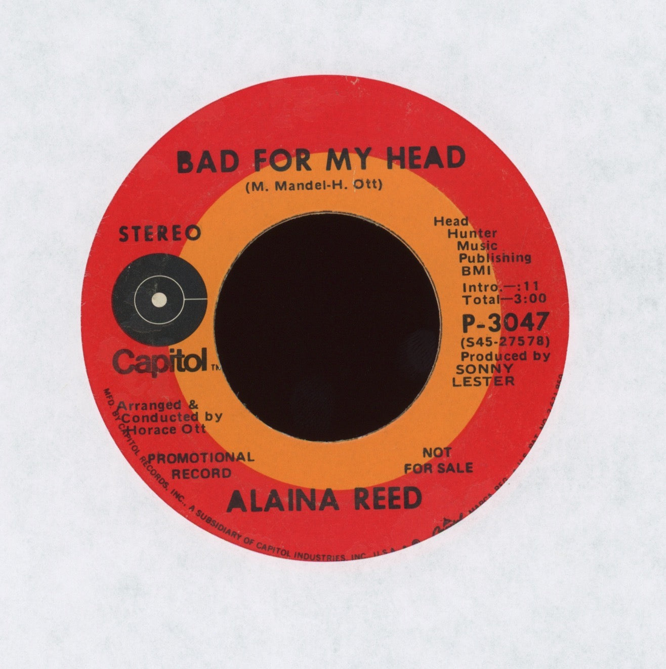 Alaina Reed - Don’t Let Me Fall In Love Alone on Capitol Northern Soul 45