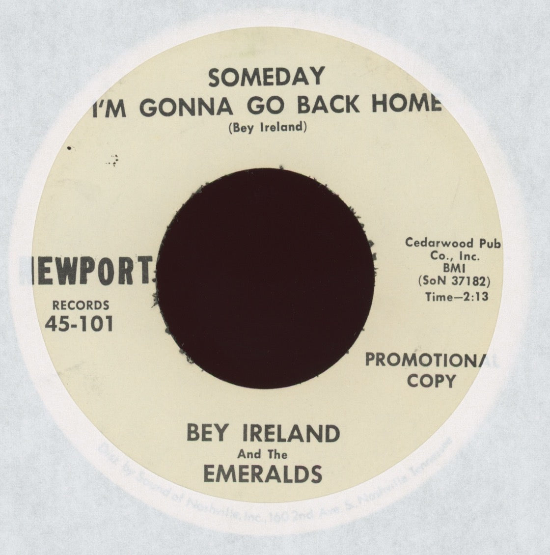 Bey Ireland - You Gotta Have That Feeling on Newport Promo Garage 45