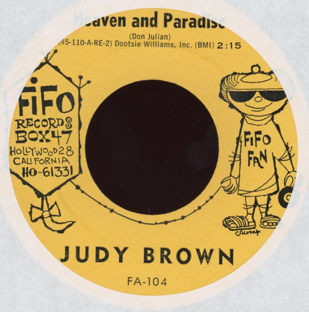 Judy Brown - Heaven And Paradise on Fifo Teen R&B Doo Wop 45