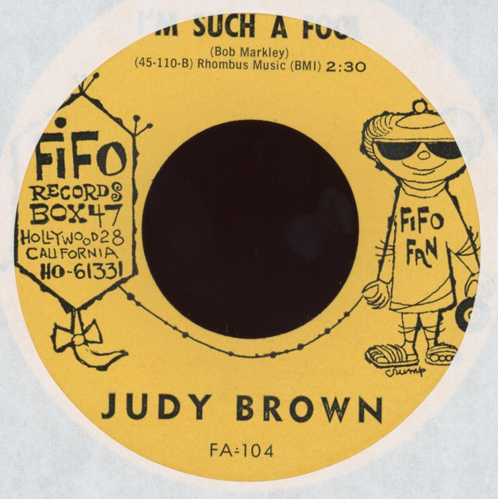 Judy Brown - Heaven And Paradise on Fifo Teen R&B Doo Wop 45