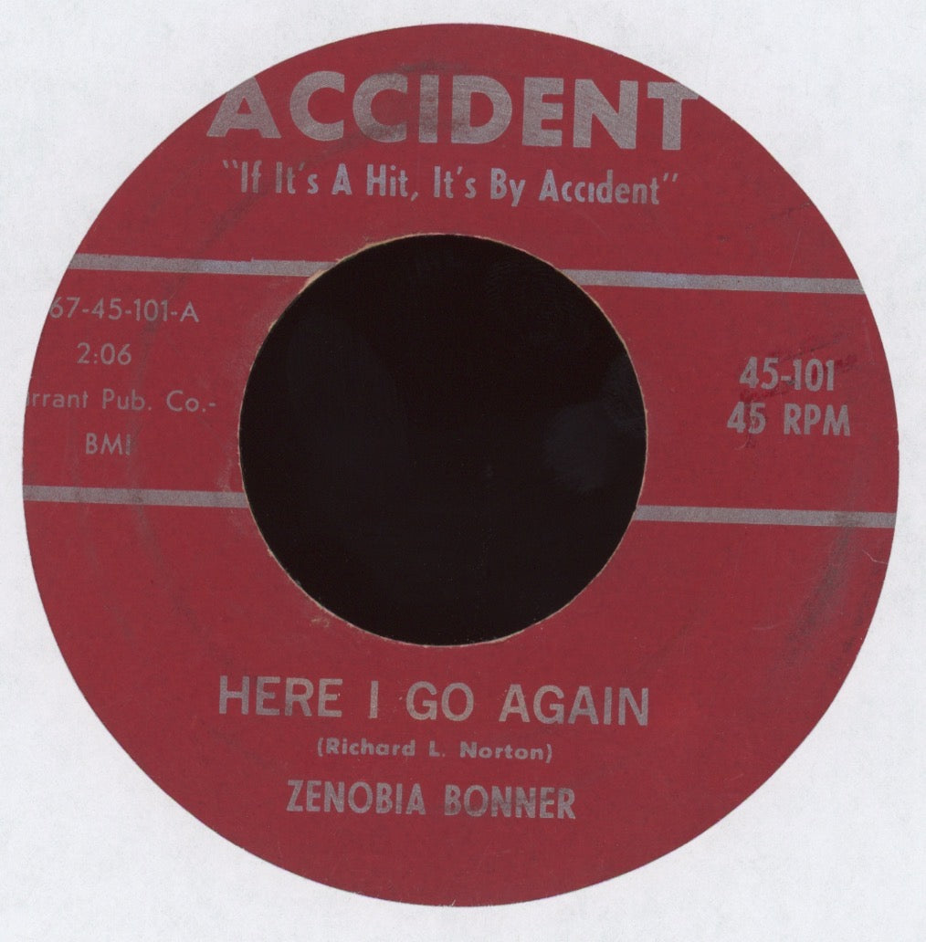 Zenobia Bonner - All Alone on Accident R&B Northern Soul 45