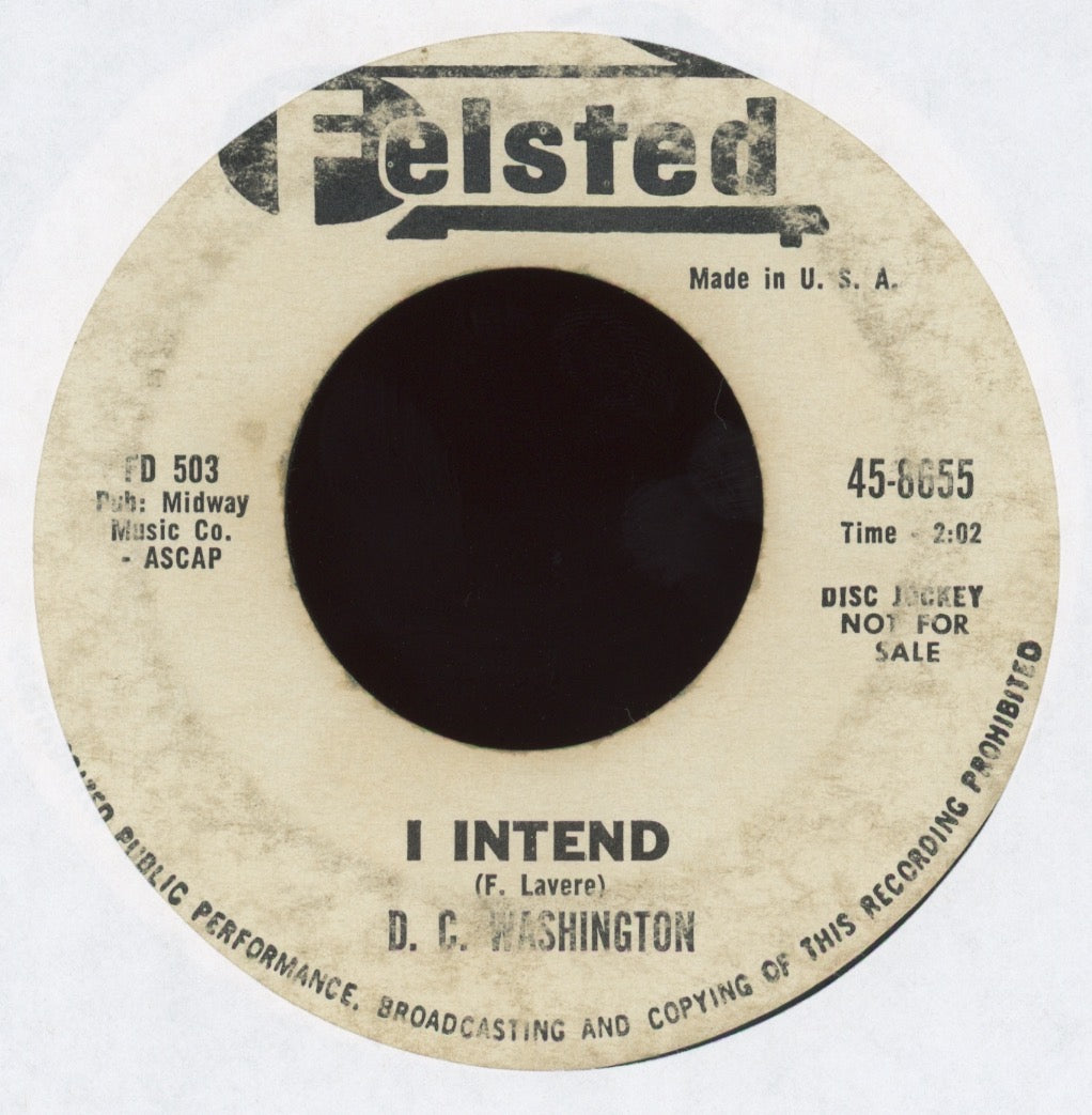 D.C. Washington - The Mohawk on Felsted R&B 45