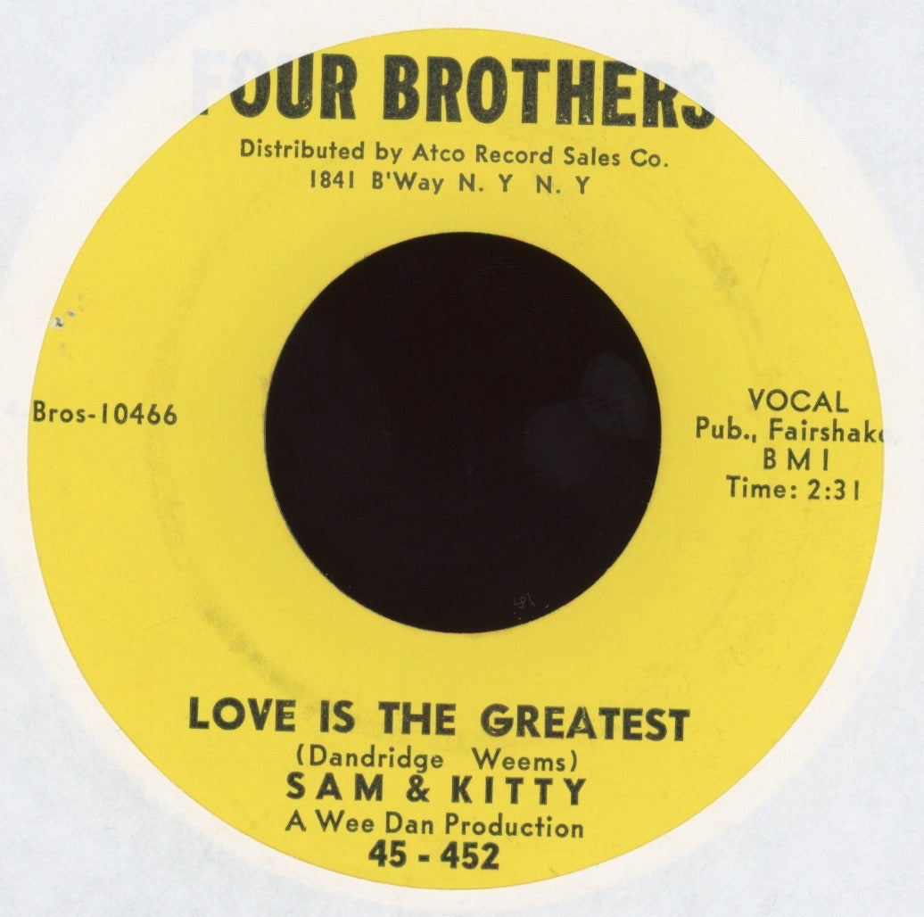 Sam & Kitty - I've Got Something Good on Four Brothers Northern Soul 45