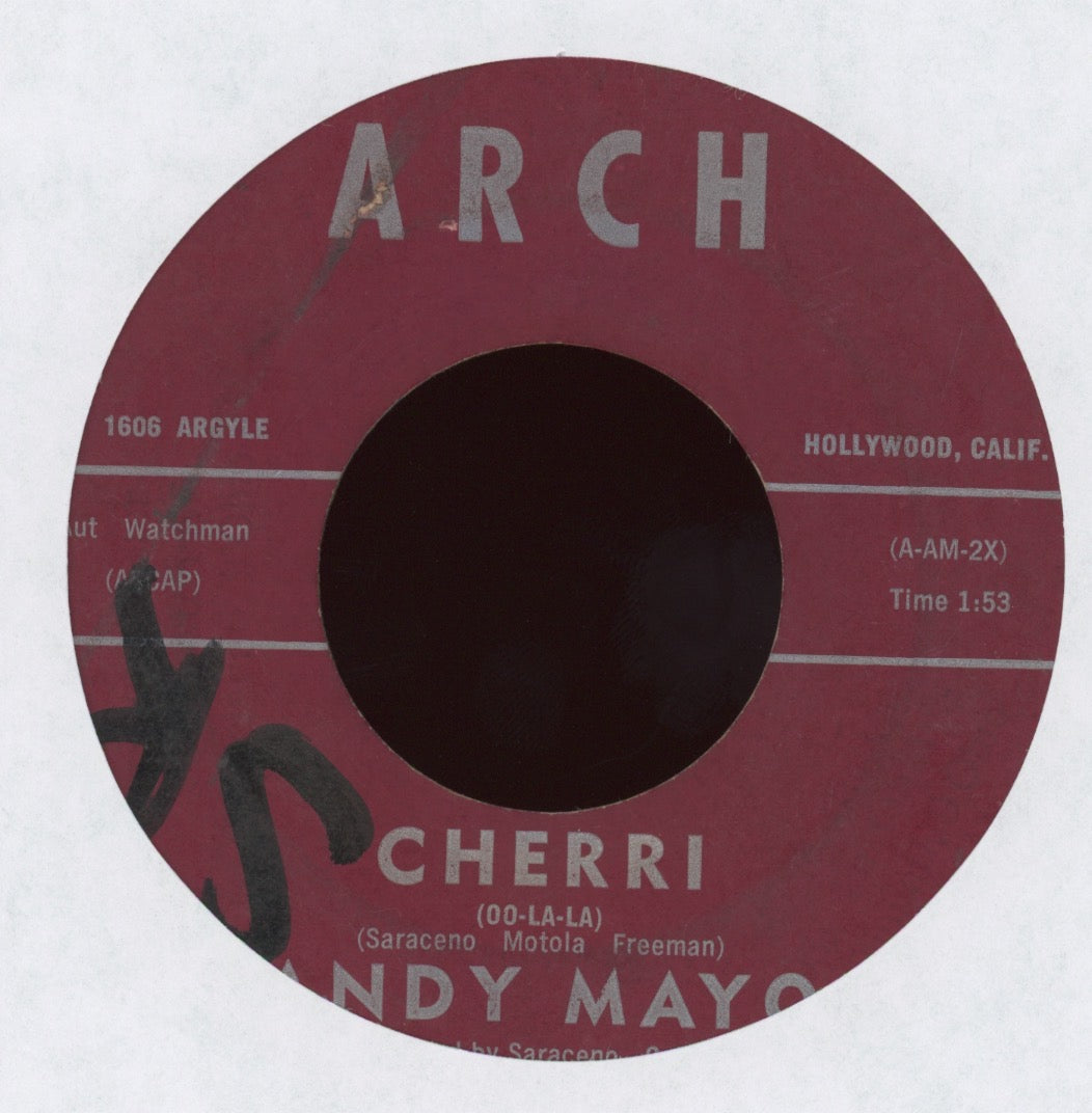 Andy Mayo - Cherri (Oo-La-La) on Arch Teen Doo Wop Popcorn 45