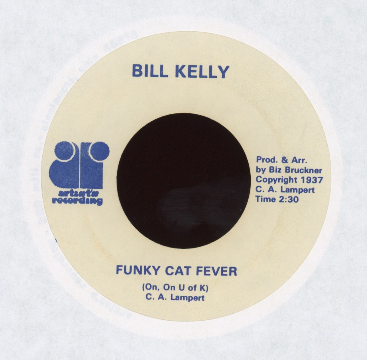 Bill Kelly - Funky Cat Fever on Artists Recording Funk 45