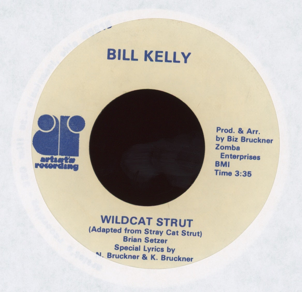 Bill Kelly - Funky Cat Fever on Artists Recording Funk 45