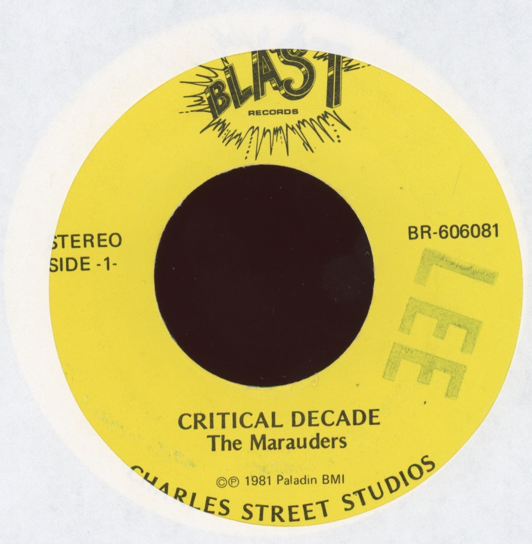 The Marauders - Critical Decade on Blast Power Pop Hard Rock 45