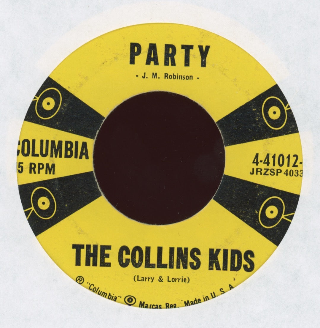 The Collins Kids - Party on Columbia Rockabilly 45