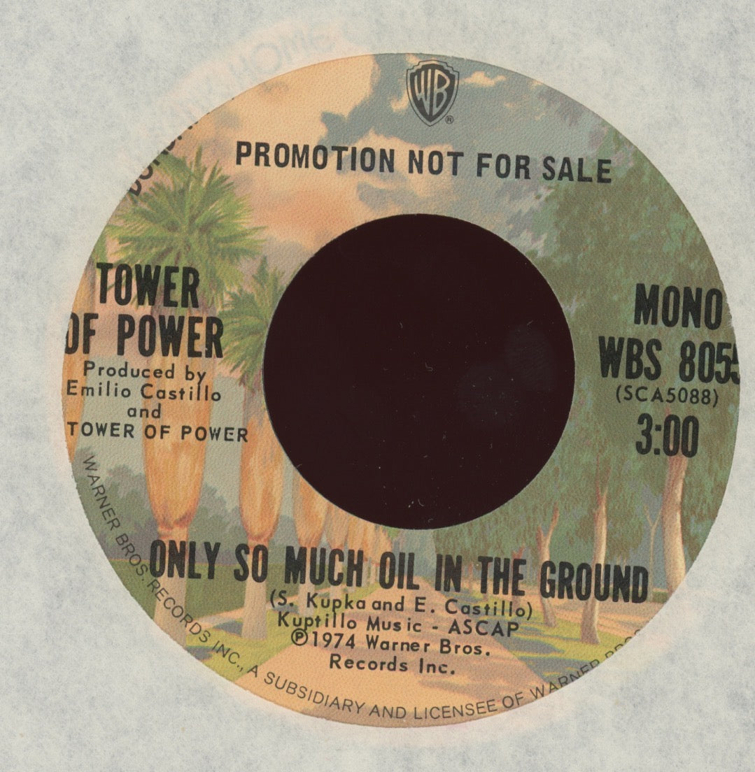 Tower Of Power - Only So Much Oil In The Ground on WB Promo 70's Soul Funk 45
