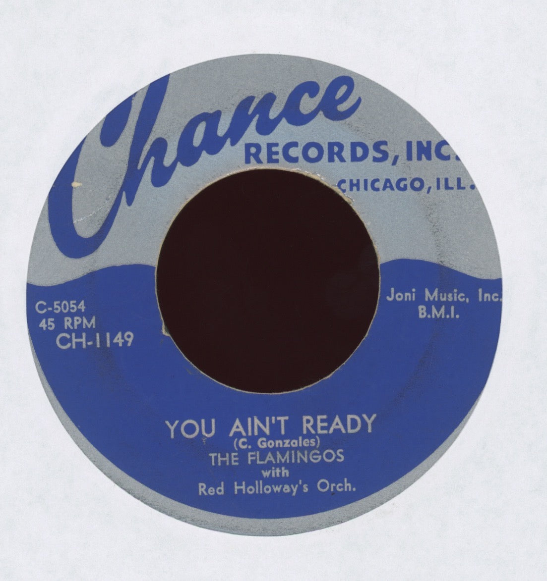The Flamingos - Plan For Love on Chance R&B Doo Wop 45