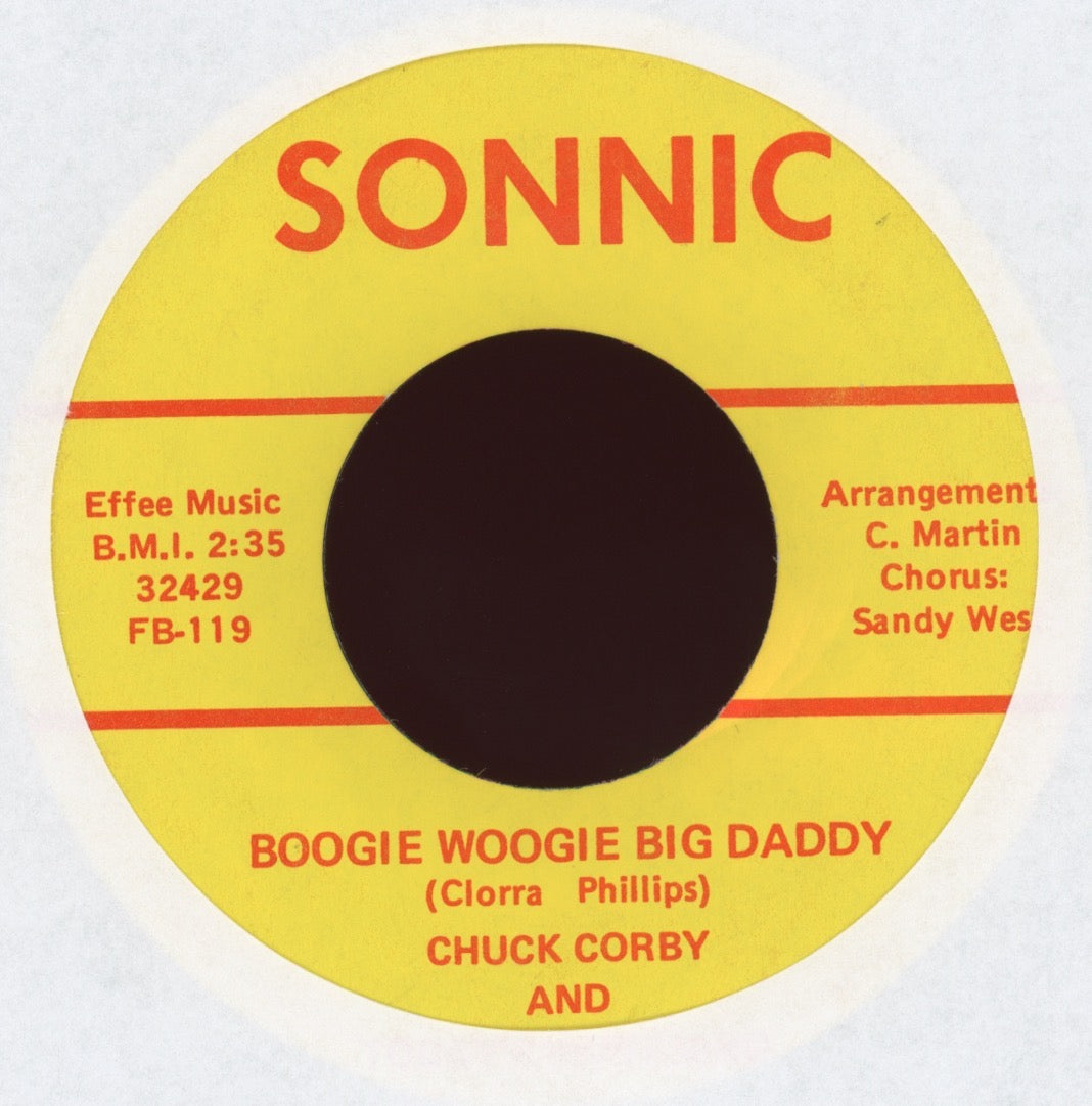 Chuck Corby And Today's Happening - Hollywood And Vine on Sonnic Sweet Soul 45