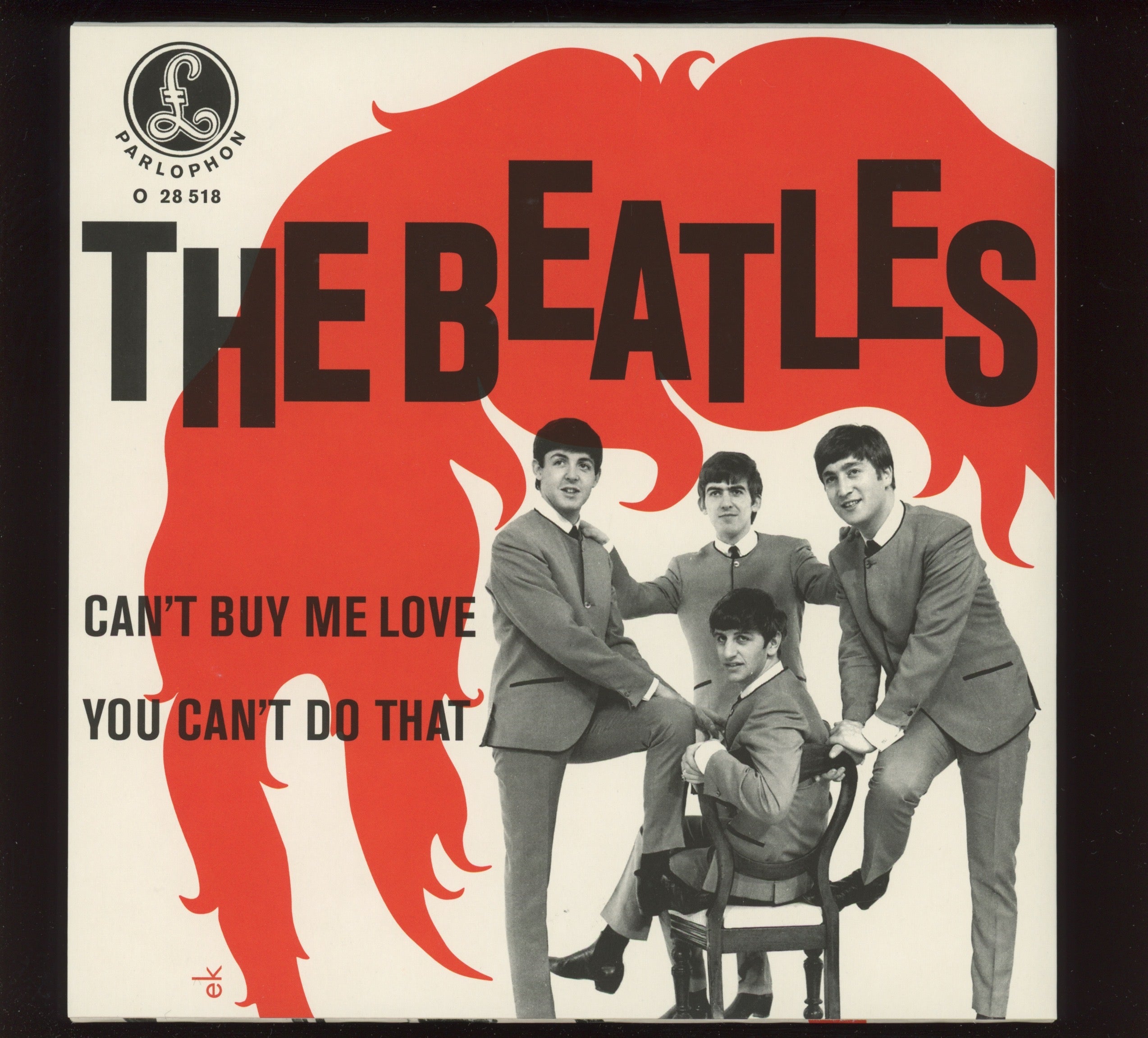 The Beatles - Can't Buy Me Love / You Can't Do That on Parlophon 7" Reissue With Picture Cover